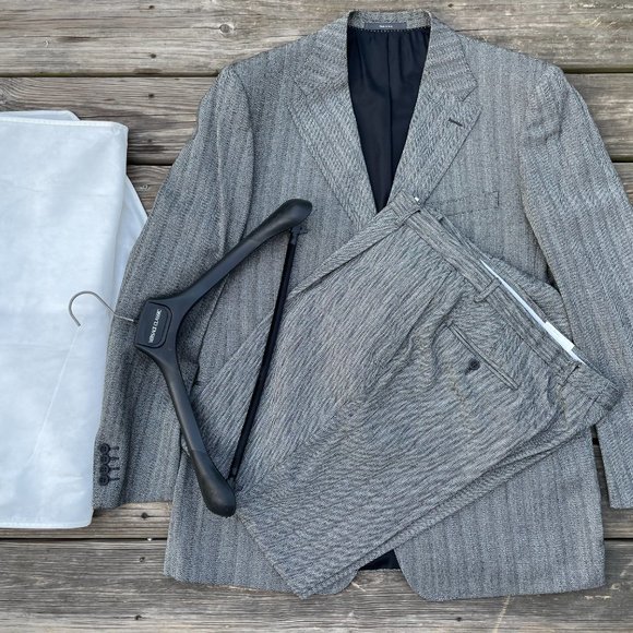 Versace Men Suit Two Piece Pant and Coat Italy - Picture 9 of 14